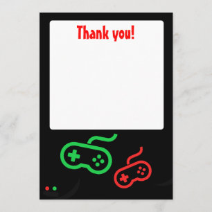 Videogame Dank je creditcard leeg Bedankkaart