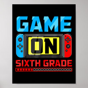 Videogame op zesdeklasser Byck naar school vuur Poster