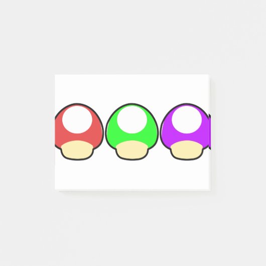Videogame-paddenstoelen Post-it® Notes (Voorkant)