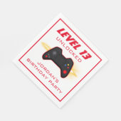 Videogame Red Controller Servet (Hoek)