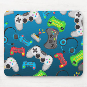 Videogamecontrollers Gamer Leuk Kleurrijk Muismat