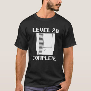 Videogamer 20e verjaardag Klassieke gamercartridge T-shirt