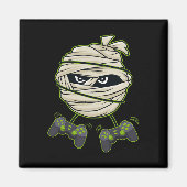 Videogamer-controllers Halloween Mummy, Kinder Magneet (Voorkant)
