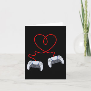 Videogamer Controllers Valentijnsdag Harde jongens Kaart