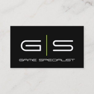 Videogamer Game Specialist Visitekaartje