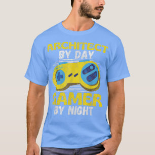 Videogamer grafische novelty Sarcas voor architect T-shirt