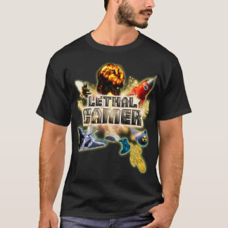 Videogamer met Shirt, dodelijke gamer/gamer op het T-shirt
