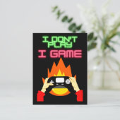 Videogamers: Ik speel geen game Briefkaart (Staand voorkant)