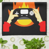 Videogamers: Ik speel geen game Theedoek (Gevouwen)