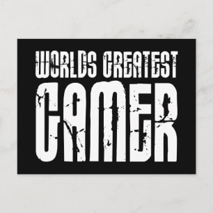 Videogames en gamers wereldwijd de grootste gamer briefkaart