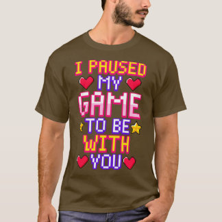 Videogames Funny Valentijnsdag Gamer T-shirt