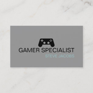 Videogames gamer-specialist visitekaartje