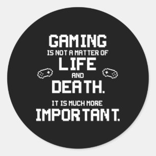 videogames Grappig PC Console Gamer Geek Ronde Sticker