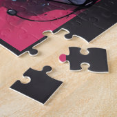 Videogames in een mooie carlinie legpuzzel (Zijkant)