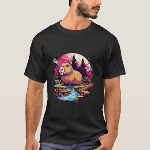 Videogames Liefhebber Capybara Grappige Videogames T-shirt
