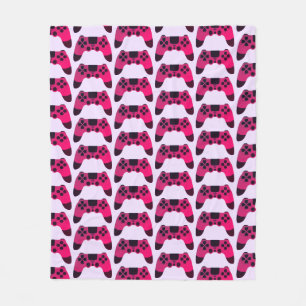 Videogames nerd gamer gaming controller fleece deken