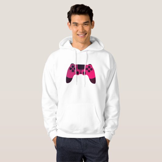 Videogames nerd gamer gaming controller hoodie (Voorkant volledig)