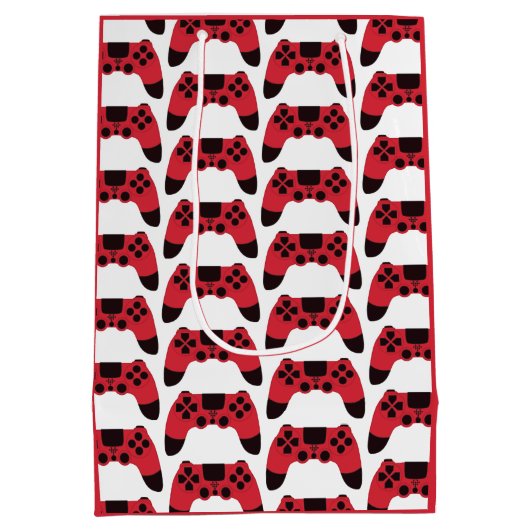 Videogames nerd gamer gaming controller medium cadeauzakje (Achterkant)