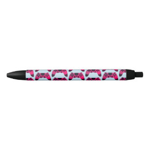 Videogames nerd gamer gaming controller zwarte inkt pen