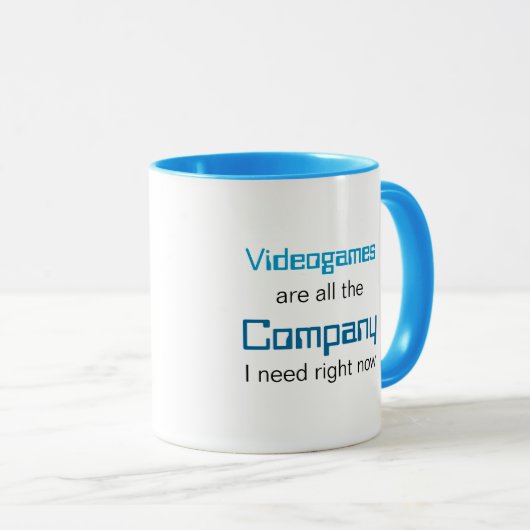 Videogames zijn een bedrijf mok (Voorkant rechts)