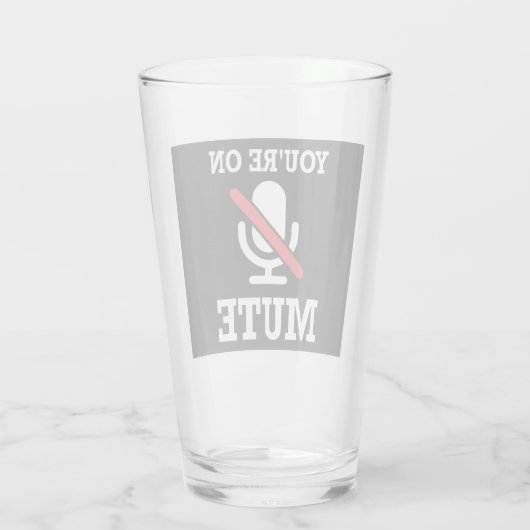 Videogesprek, thuis werken, je bent op stomme glas (Achterkant)