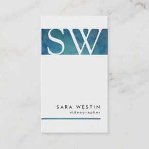 Videograaf Beeldende Kunst Monogram Visitekaartje