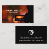 Videograaf Videoproductie Visitekaartje (Voorkant / Achterkant)