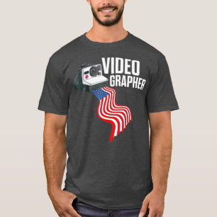 Videografische filmmaker t-shirt