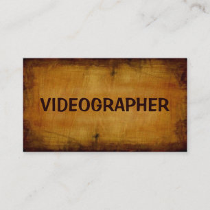 Vidéographe Carte de visite antique