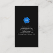 Vidéographe Carte de visite Lumières Borealis (Dos)