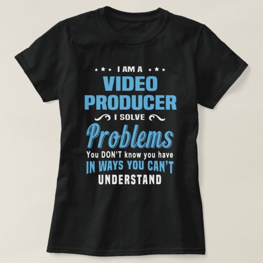 Videoproducent T-shirt (Design voorkant)