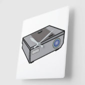Videoprojector Vierkante Klok (Hoek)