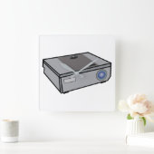 Videoprojector Vierkante Klok (Huis)