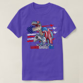 Videospel 4 juli t re dinosaur Amerisaurus r T-shirt (Design voorkant)