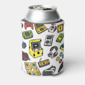 Videospel, doodle set blikjeskoeler (Blikje Achterkant)