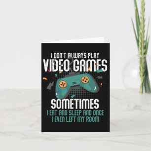 Videospel Grappig Gamen Voor Gamer Tienerjongens M Kaart