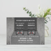 VideoSpel sparen de Datum nodigt, Grijs uit Save The Date (Staand voorkant)