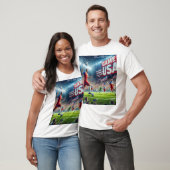 VIDEOSPEL USA WORLD CUP OP WIT T-SHIRT (Unisex)