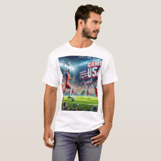 VIDEOSPEL USA WORLD CUP OP WIT T-SHIRT