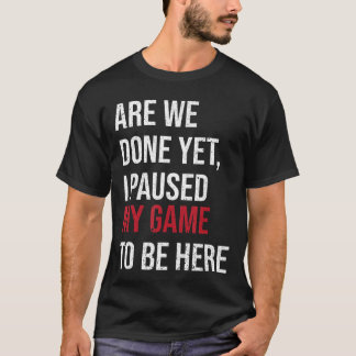 Videospel voor gamer match je gamingstoel Gamin T-shirt