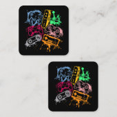 Videospelconsole-controllers 80-90-inch boog herst vierkante visitekaartje (Voorkant / Achterkant)