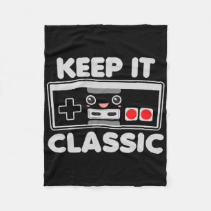 Videospelcontroller Keep It Clic Humor 80s Retro Fleece Deken