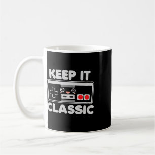 Videospelcontroller Keep It Clic Humor 80s Retro Koffiemok