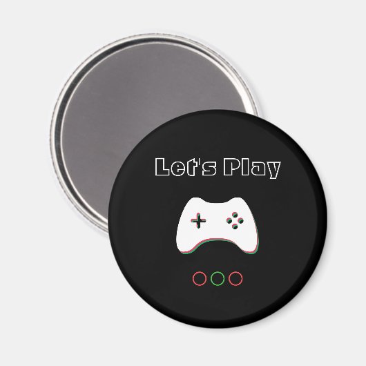 Videospelcontroller, Laten we afspelen, rode en gr Magneet (Voorkant / Achterkant)