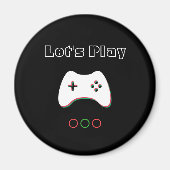 Videospelcontroller, Laten we afspelen, rode en gr Magneet (Voorkant)