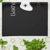 Videospelcontroller, Laten we afspelen, rode en gr Theedoek (Gevouwen)