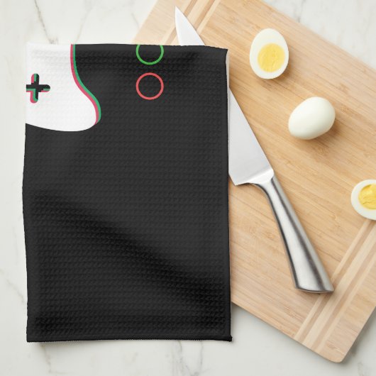 Videospelcontroller, Laten we afspelen, rode en gr Theedoek (Quarter Fold)