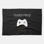 Videospelcontroller, Laten we afspelen, rode en gr Theedoek (Horizontaal)