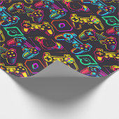 Videospelcontrollers Cadeaupapier (Hoek)