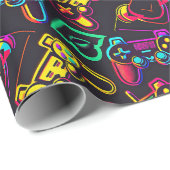 Videospelcontrollers Cadeaupapier (Rol Hoek)